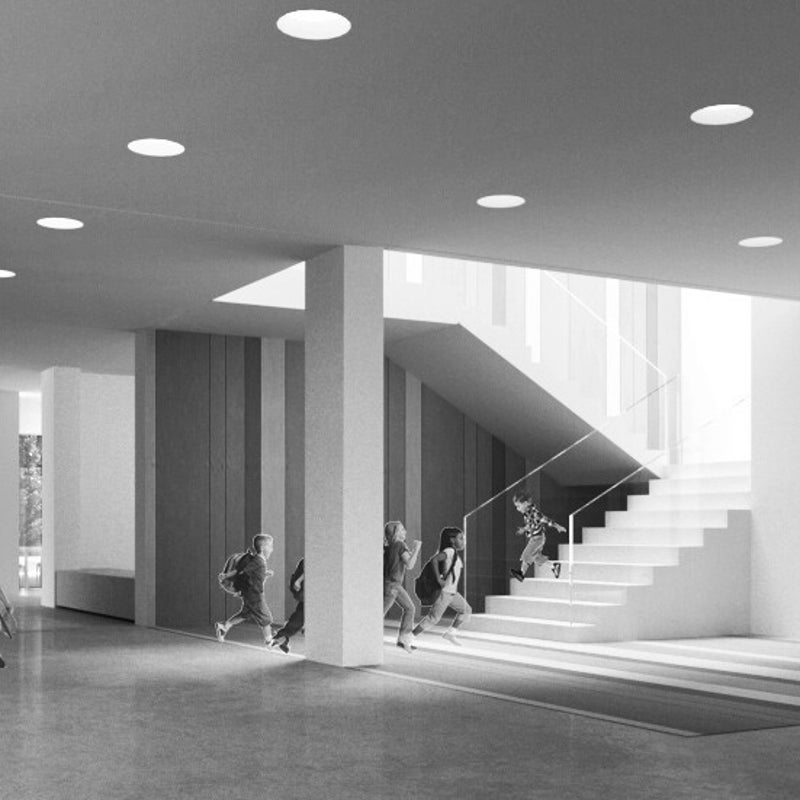 Spazio interno dell’agorà (rendering)