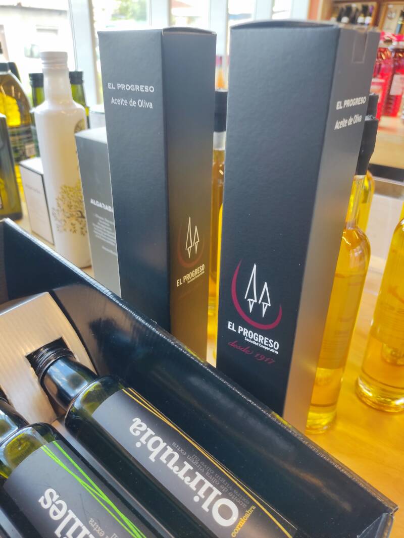 estuche cartoncillo bagbol botella aceite