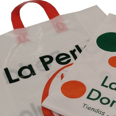 bolsa plastico asa lazo y asa troquel