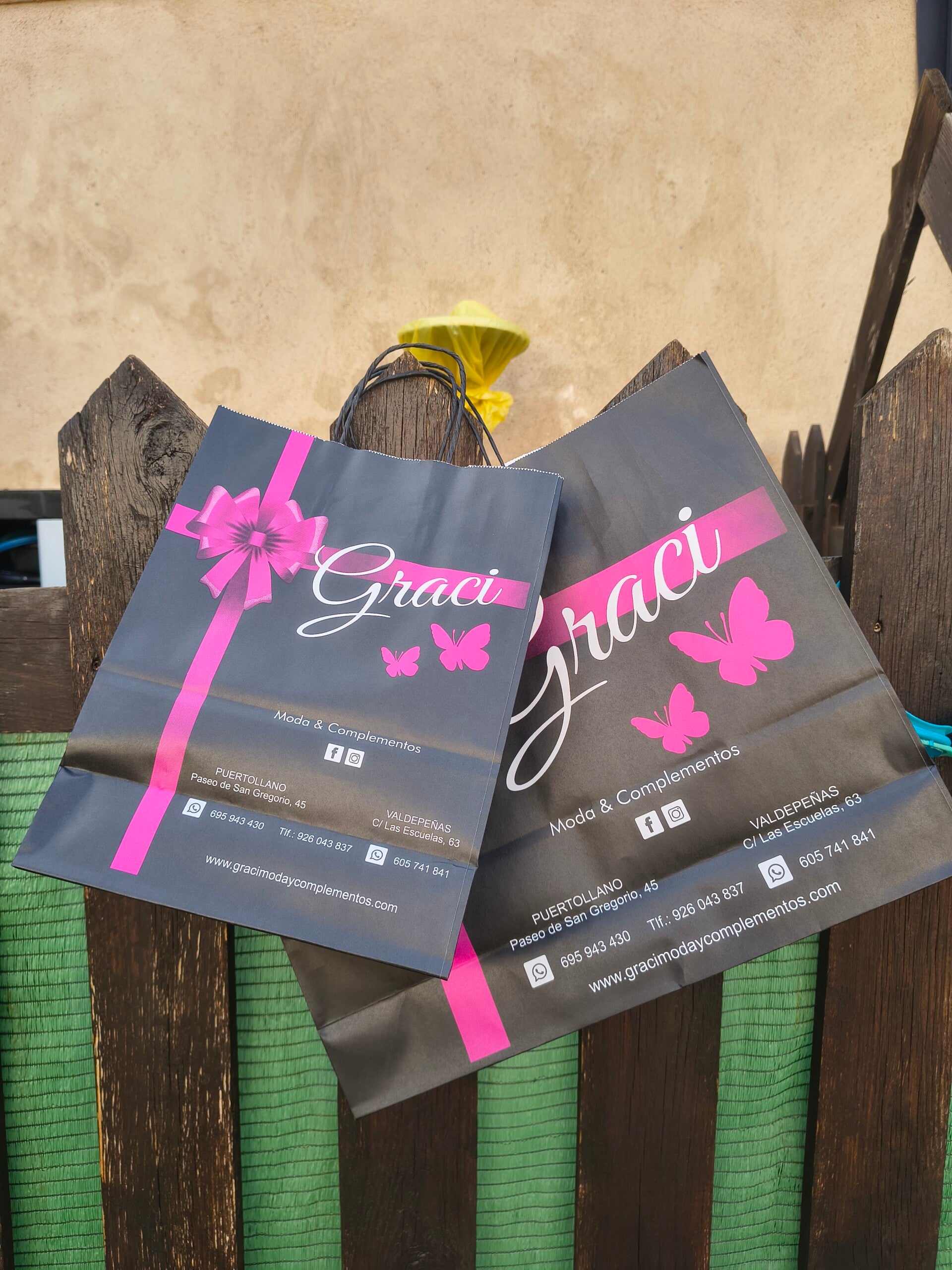 bolsa de papel impresa