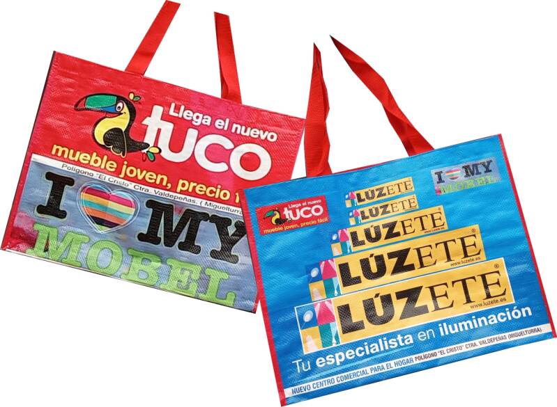 bolsa rafia importacion asa larga en rafia