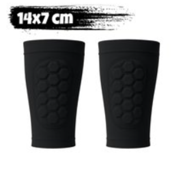 Ingebouwde scheenbeschermer - Scheenbeschermers voetbal - Scheenlappen voetbal - Voetbal - Scheenbeschermers - Zwart