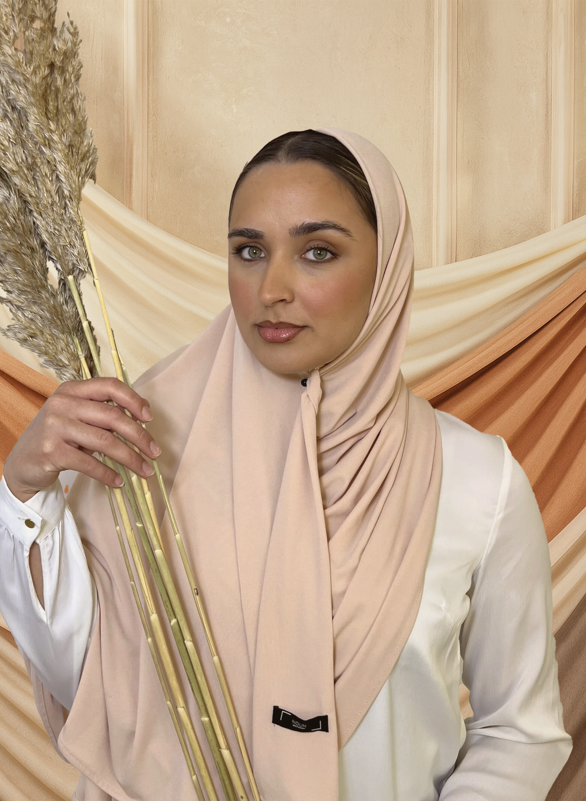 Luxury Jersey Hijab - Marshmallow