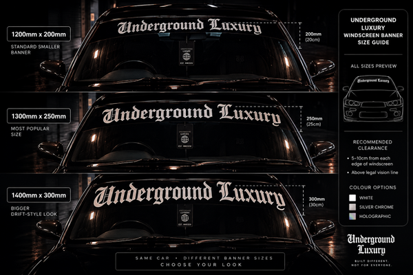 Underground Luxury car banner