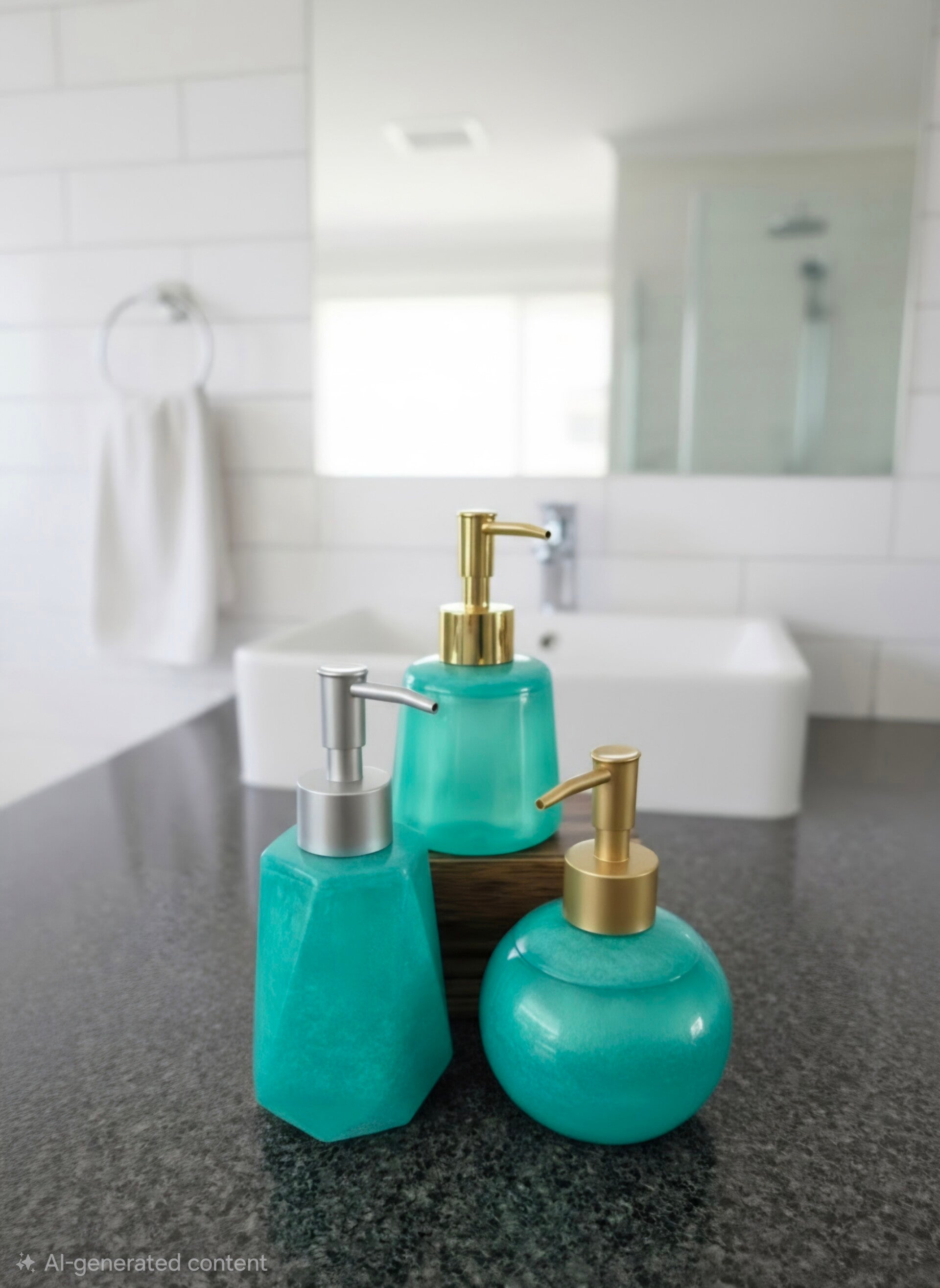Resin Soap Dispensers