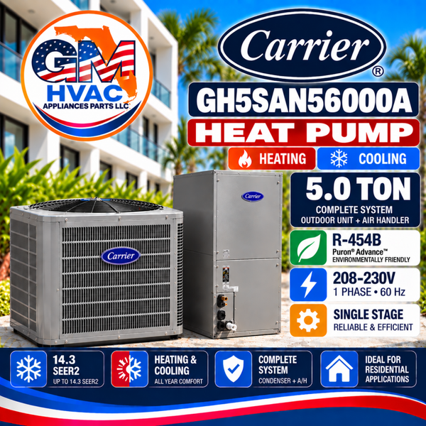 CARRIER 5 TON HEAT PUMP