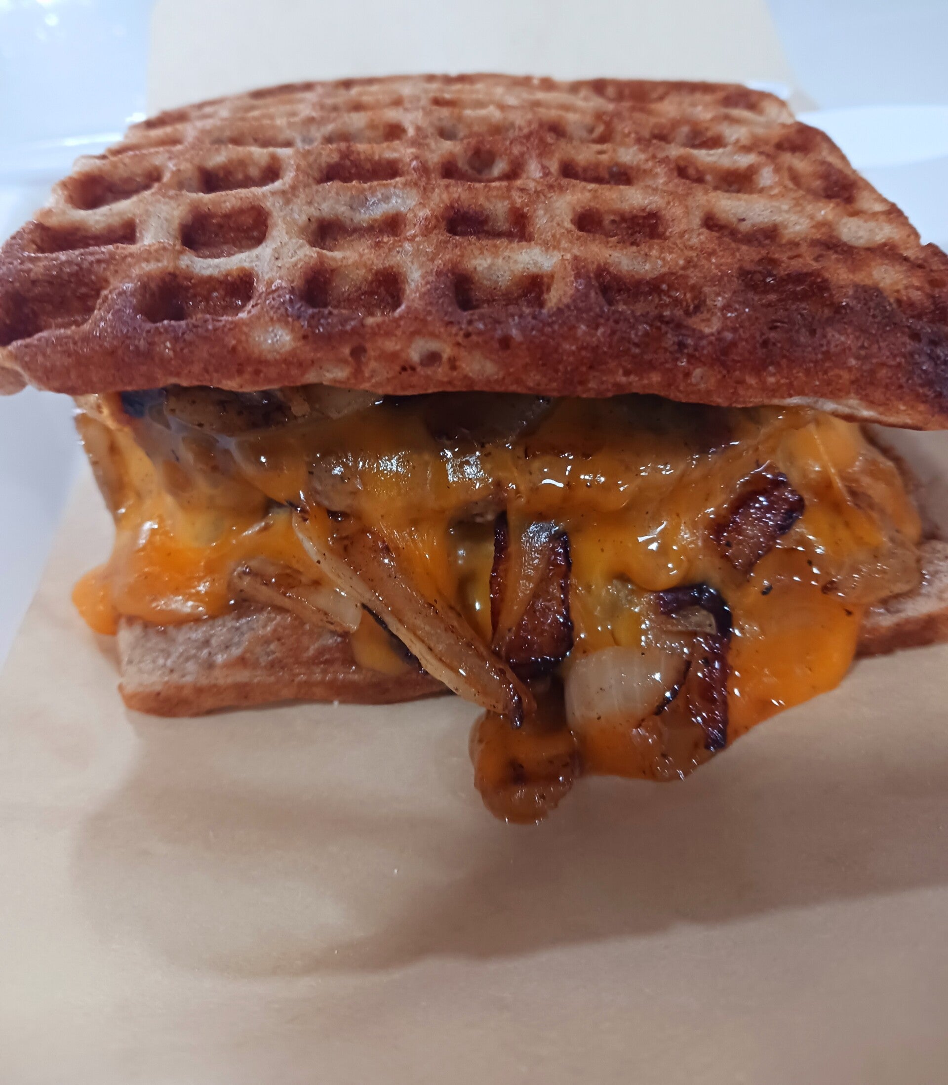 Waffle Patty Melt