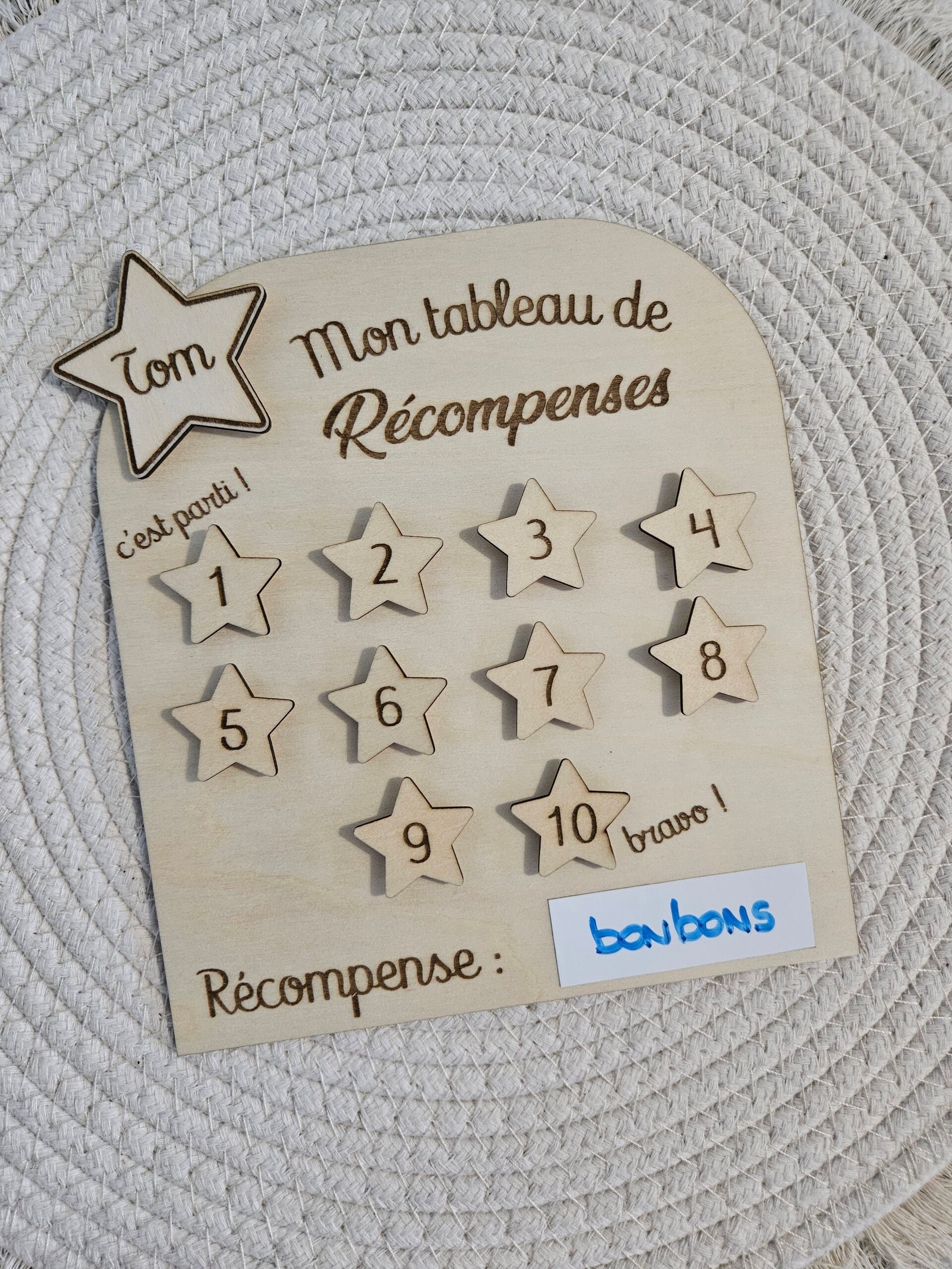 Tableau récompenses