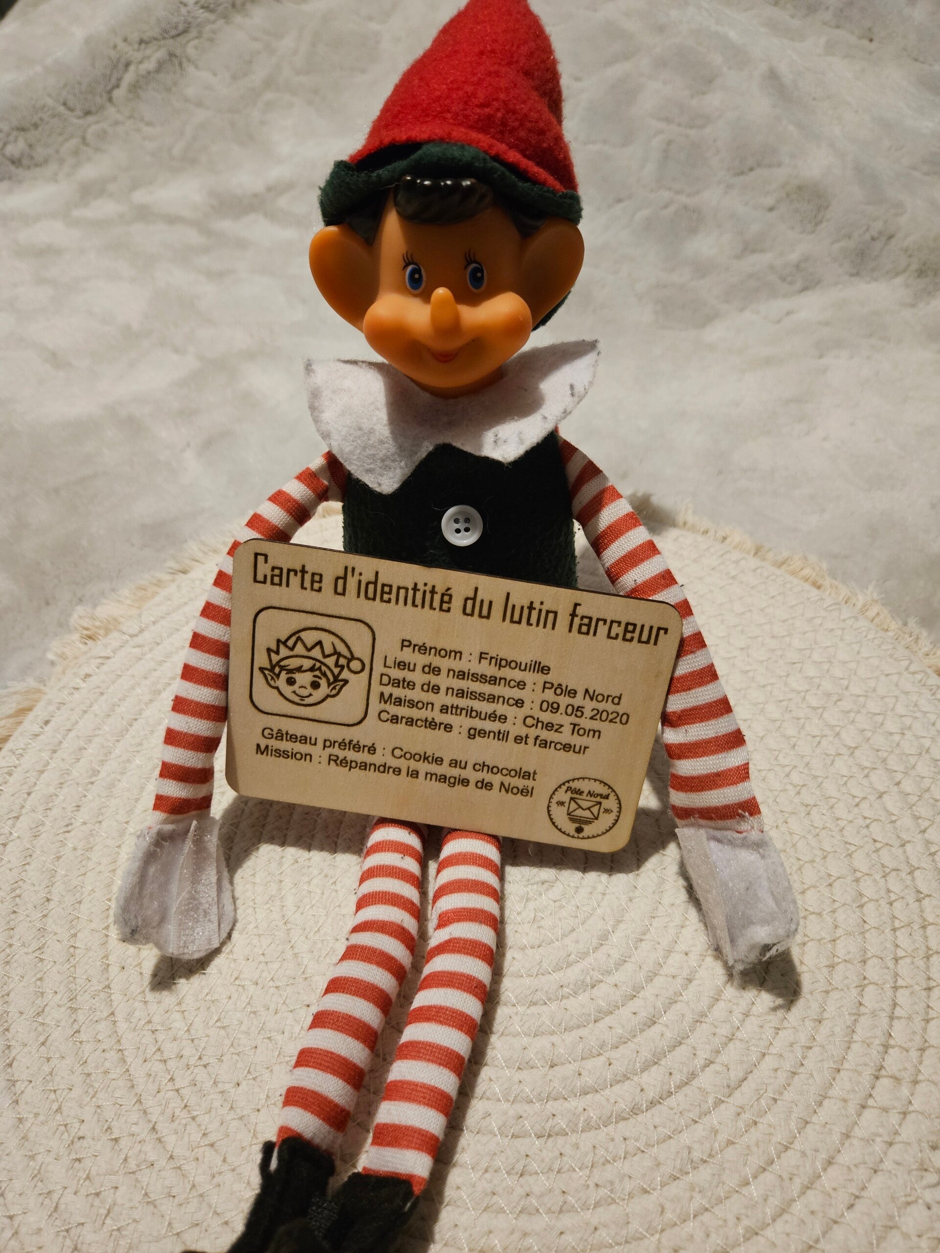 Carte identité lutin farceur