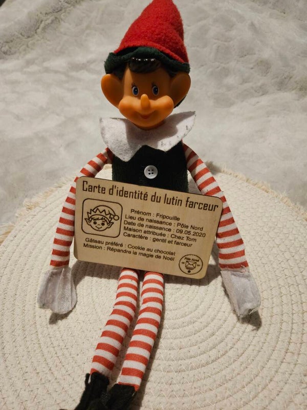 Carte identité lutin farceur