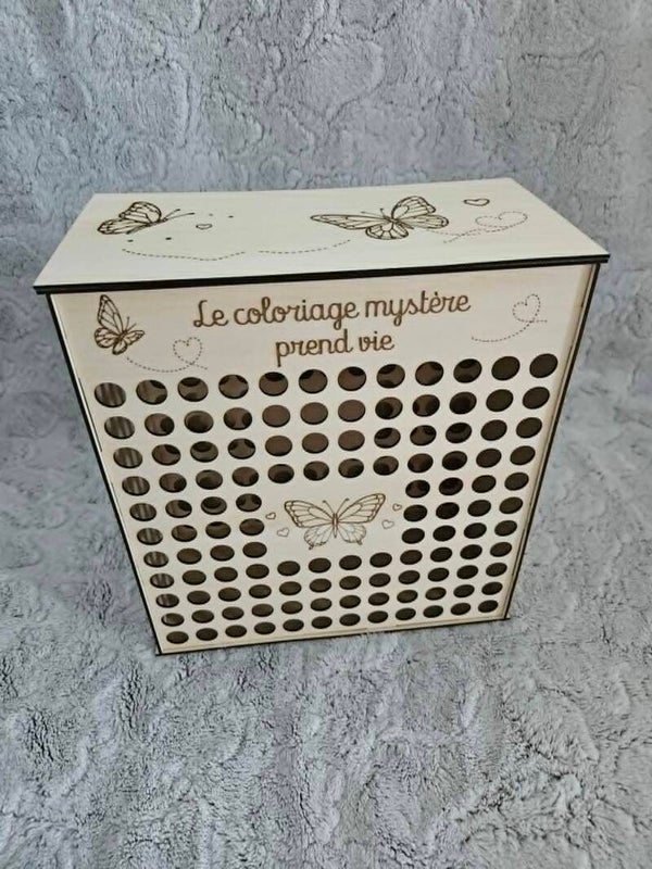 support rangement feutres acrylique
