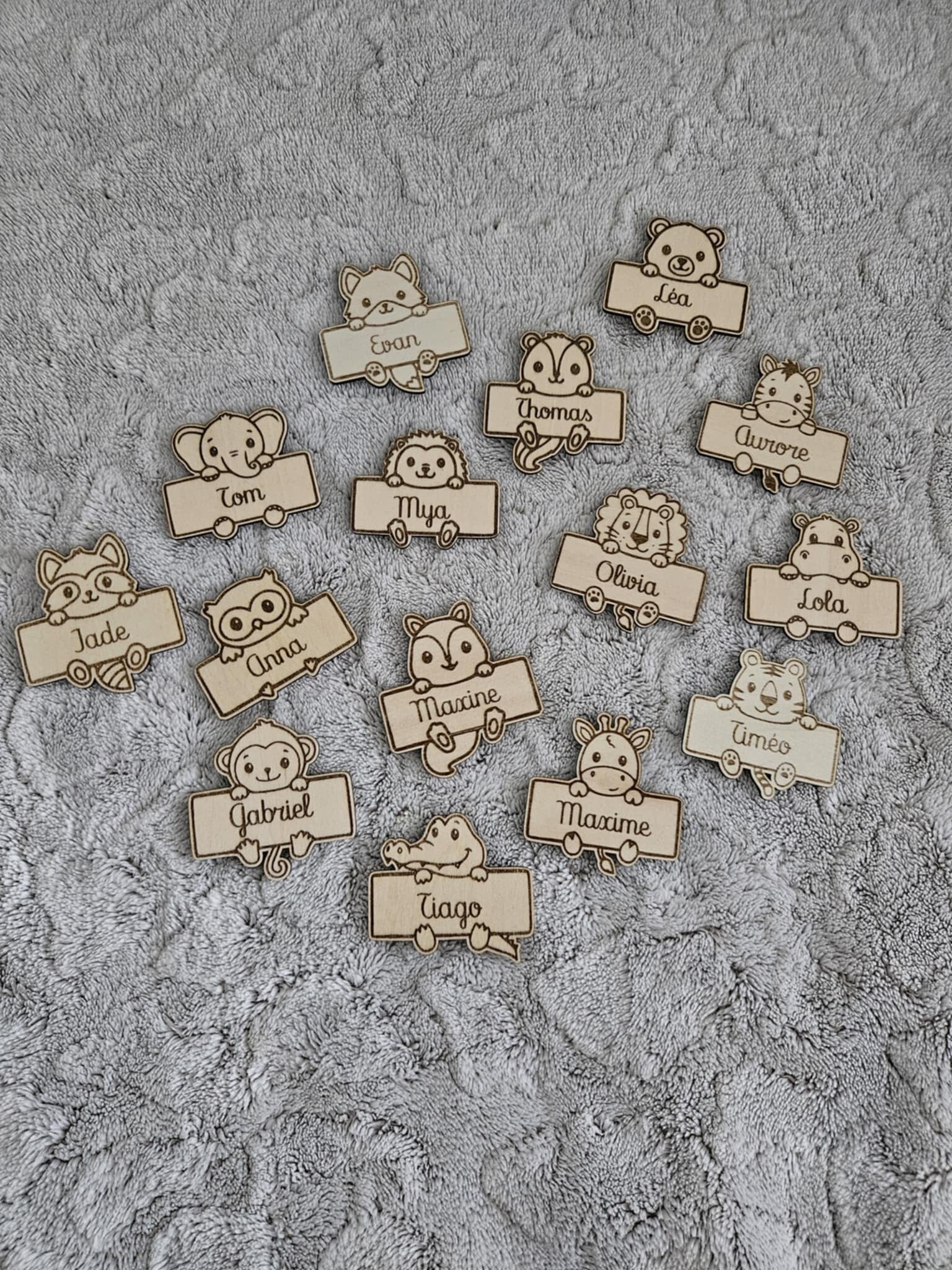 marque place forme animaux