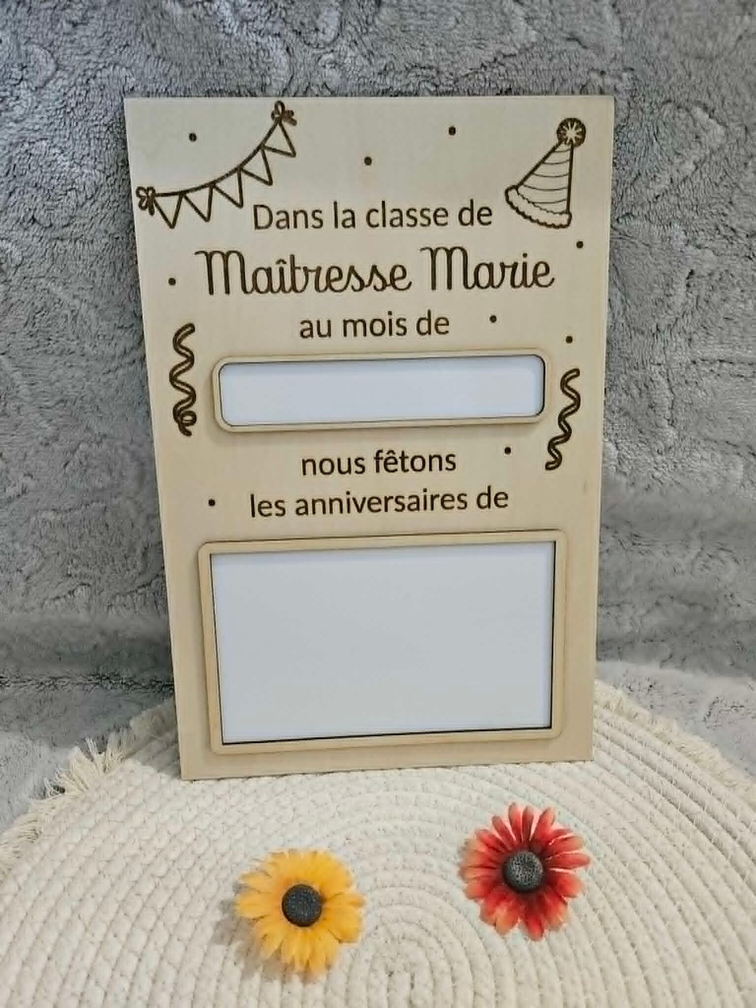 Pancarte anniversaire