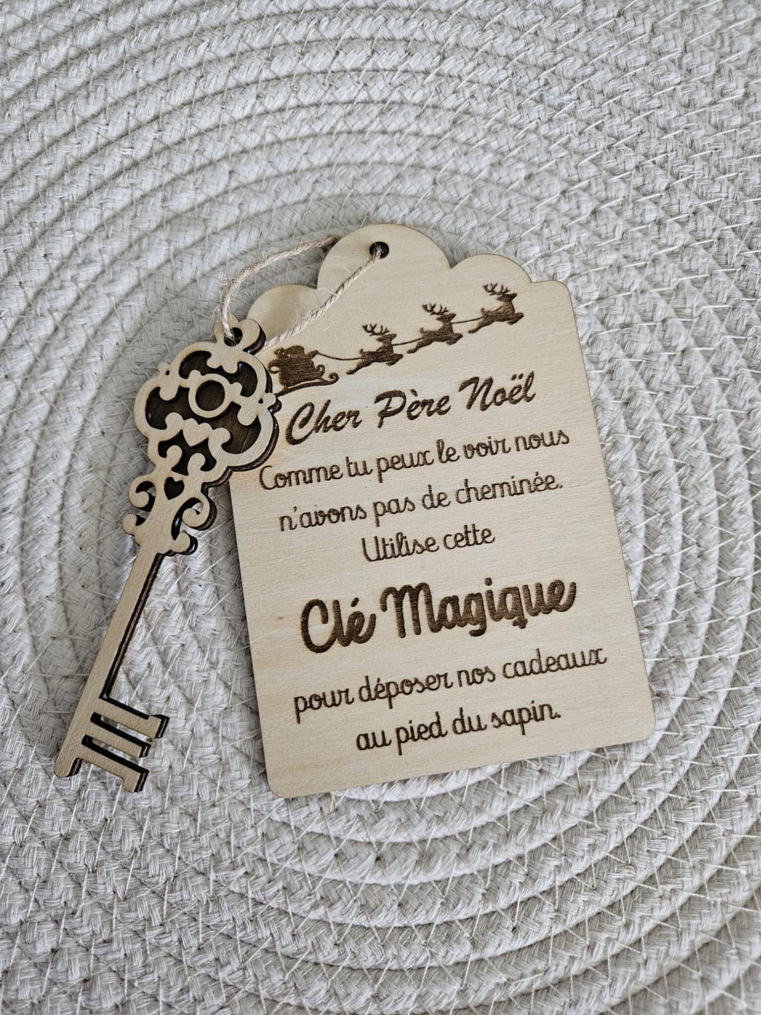 clé magique pour le Père Noël