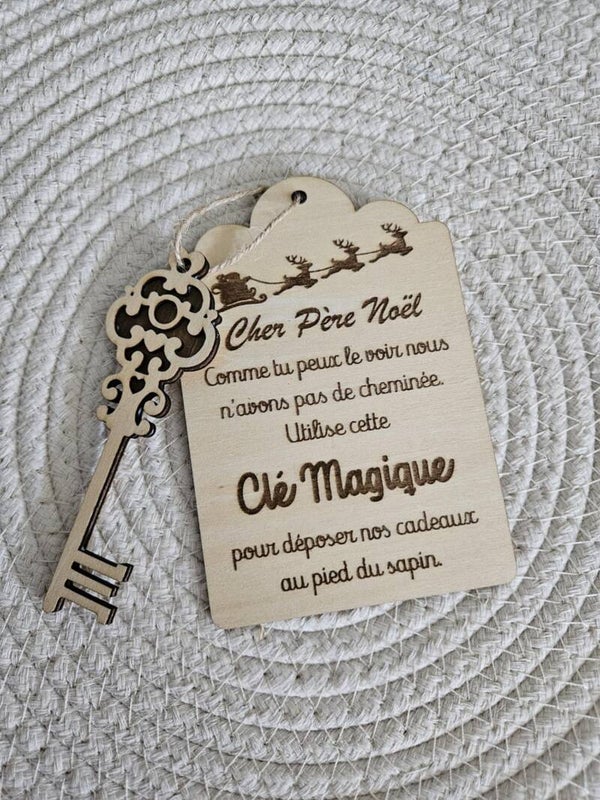 clé magique pour le Père Noël