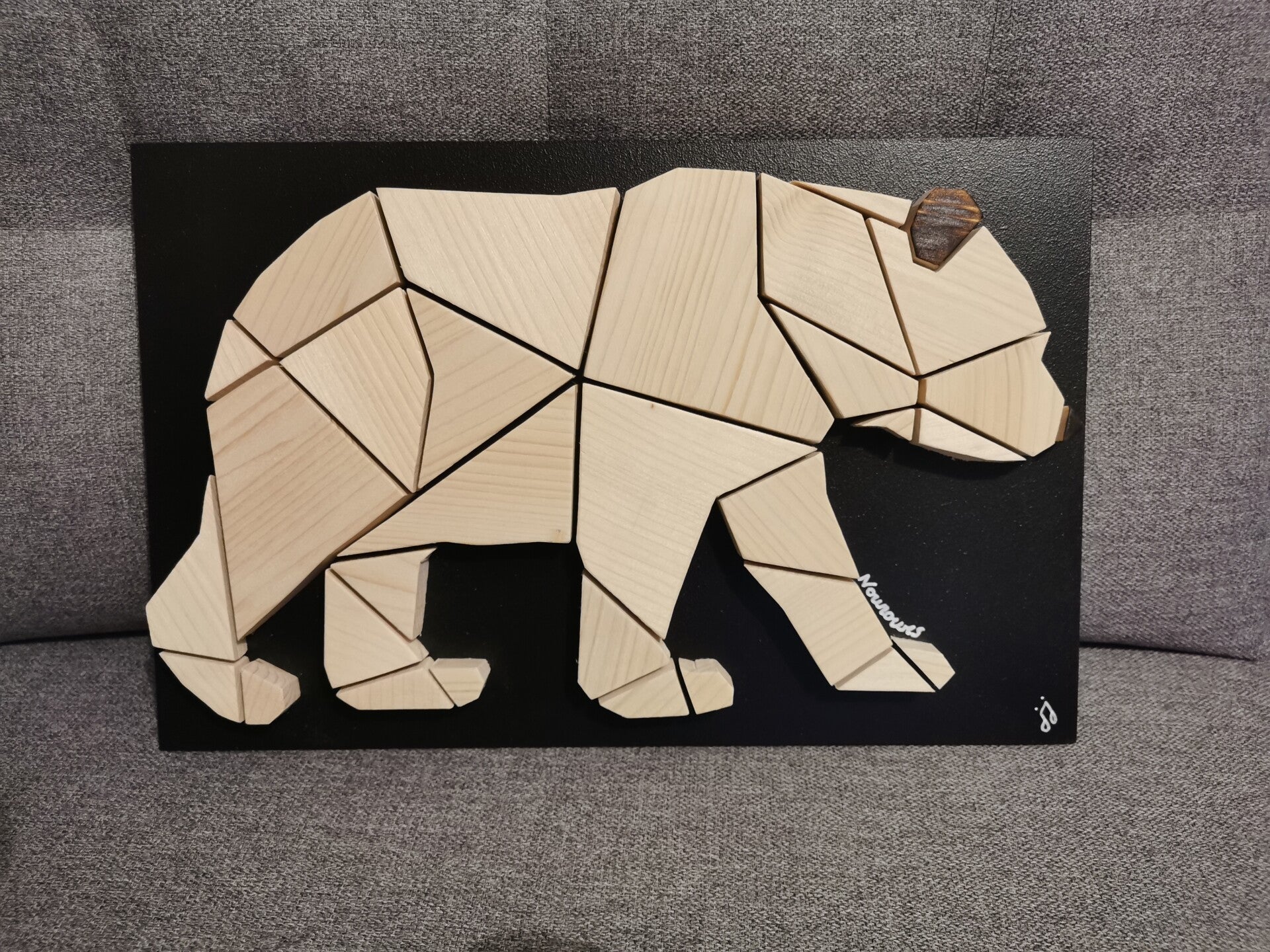 Lot De 40 Découpes En Bois En Forme D'Ours - 9x9 Cm - À Peindre - Pour Bricolage, Déco, Activités Enfants