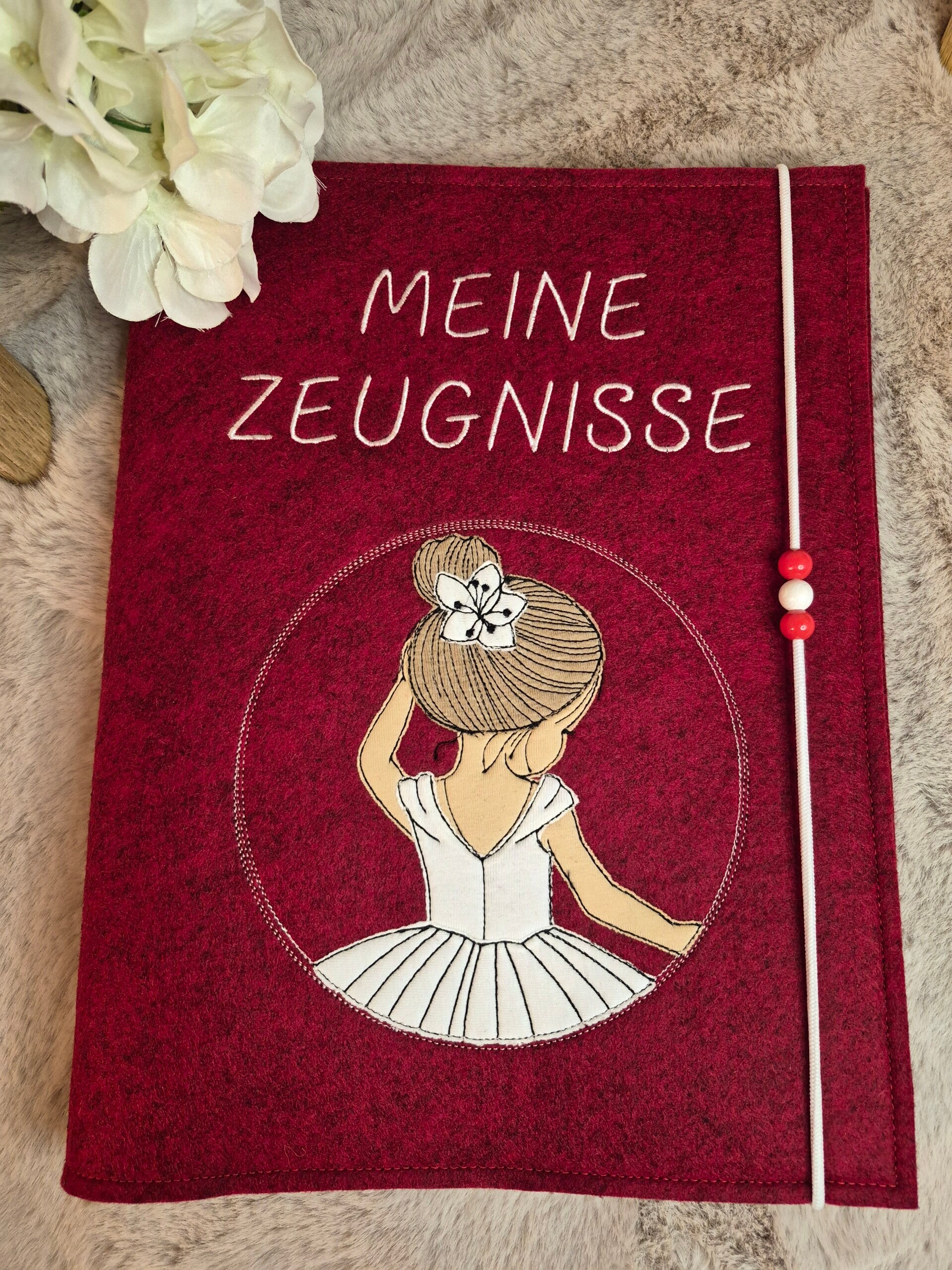 Personalisierte Zeugnismappe Ballerina 1