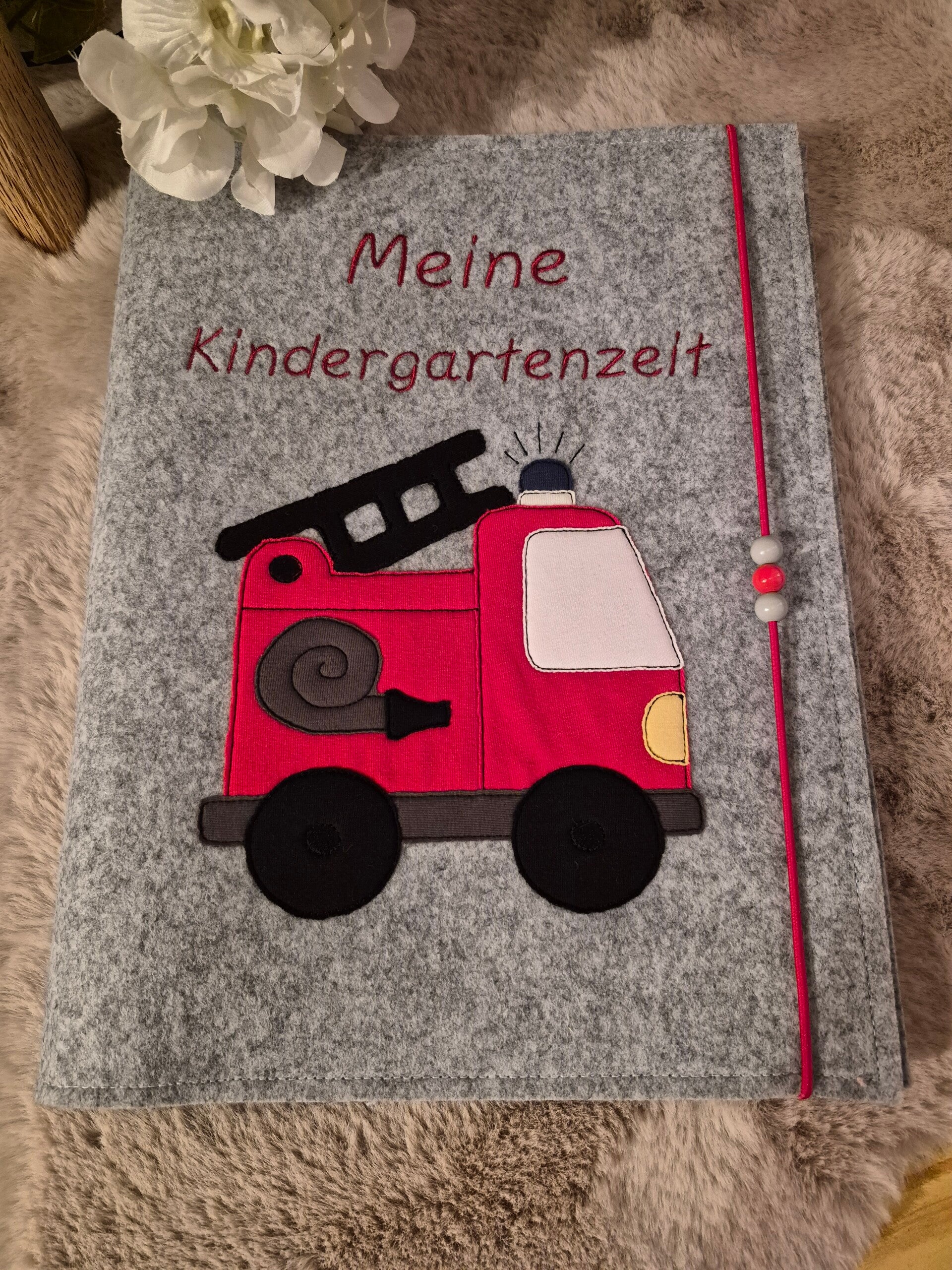 Personalisierte Kindergartenmappe Feuerwehr