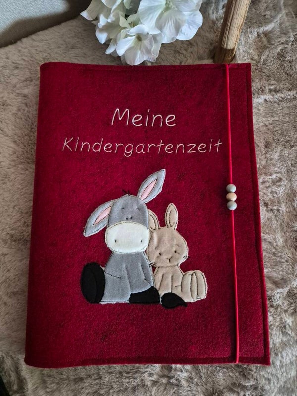 Kindergartenmappe Esel/Hase