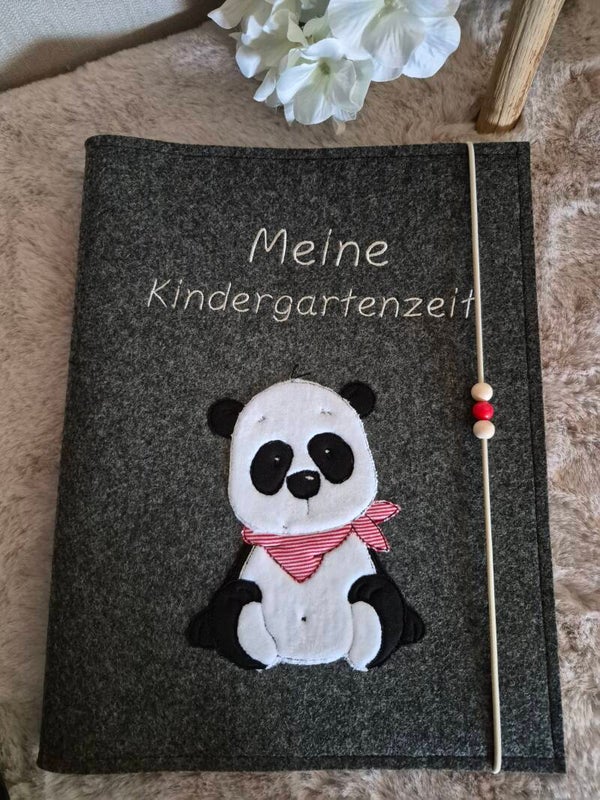 Kindergartenmappe Panda