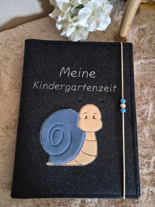 Kindergartenmappe Schnecke