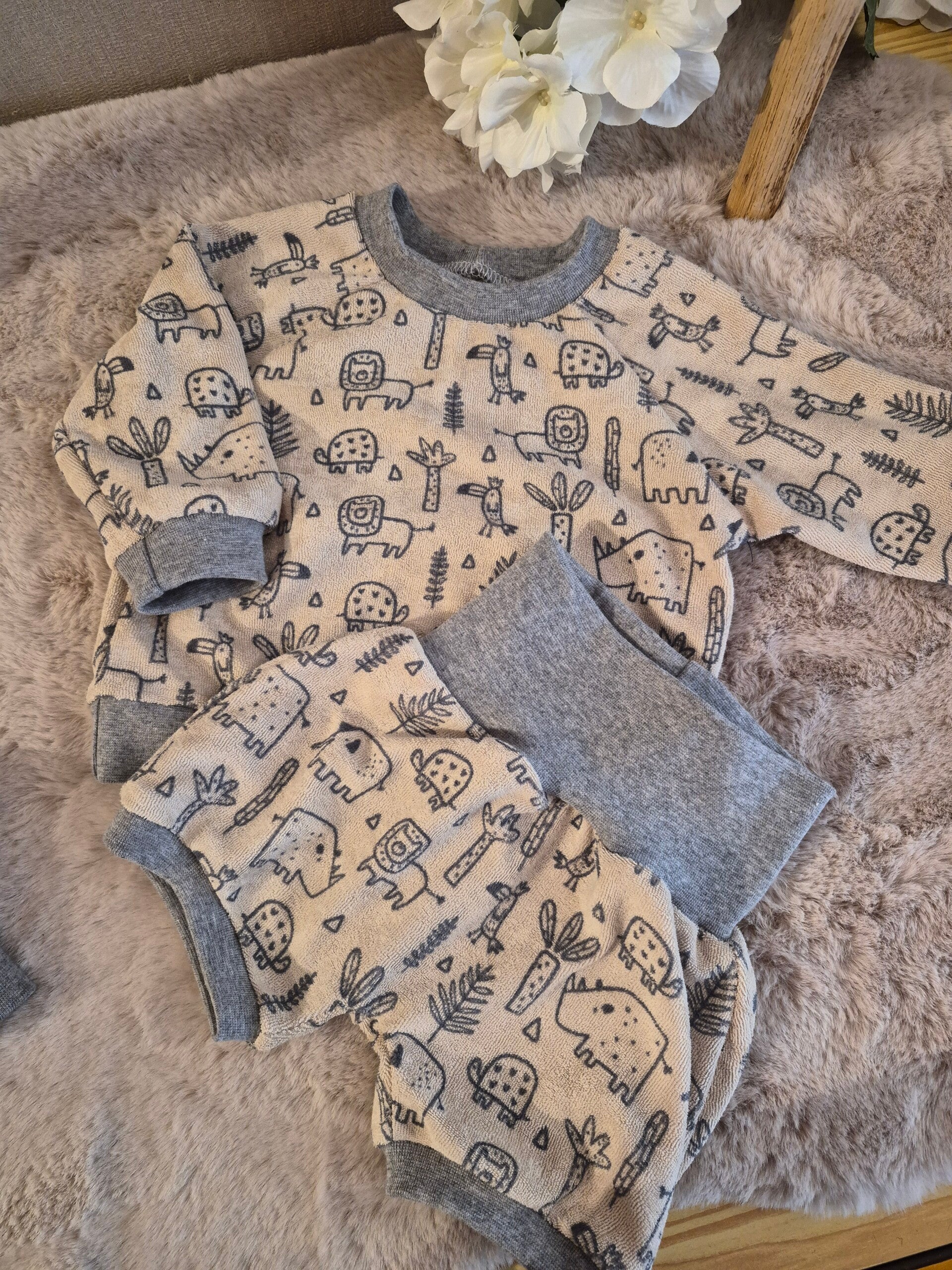 Baby Set Frottee Tiere