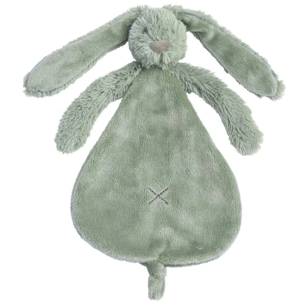 Schnuffeltuch Hase salbeigrün
