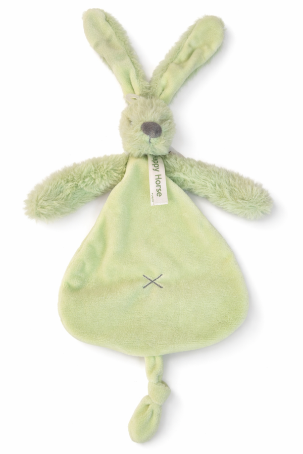 Schnuffeltuch Hase hell grün