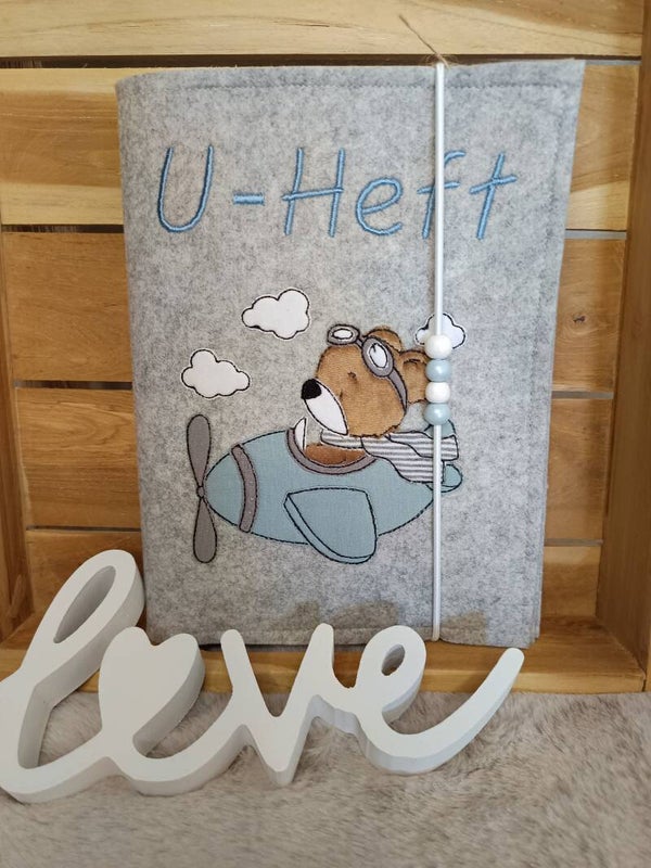 U Heft Bär Flugzeug