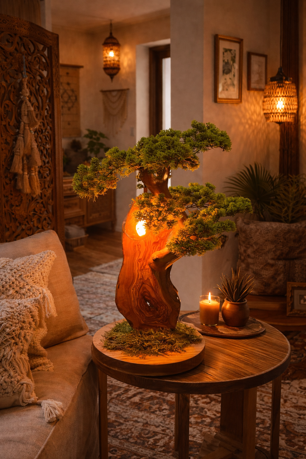 Mountain Bonsai - Table lamp