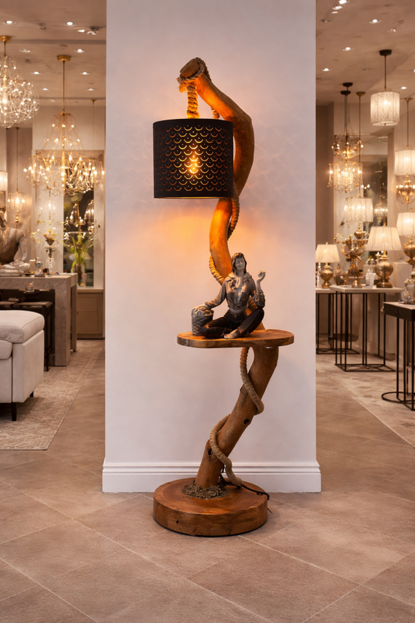 Ashen light floor lamp