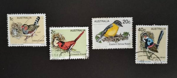 Lot 10 - Australian Birds set of 4