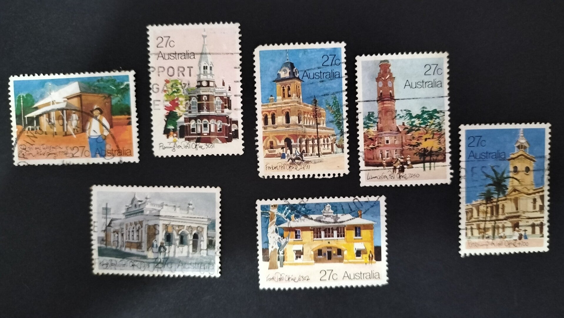 Lot 25 - Australian Post Offices Set of 7