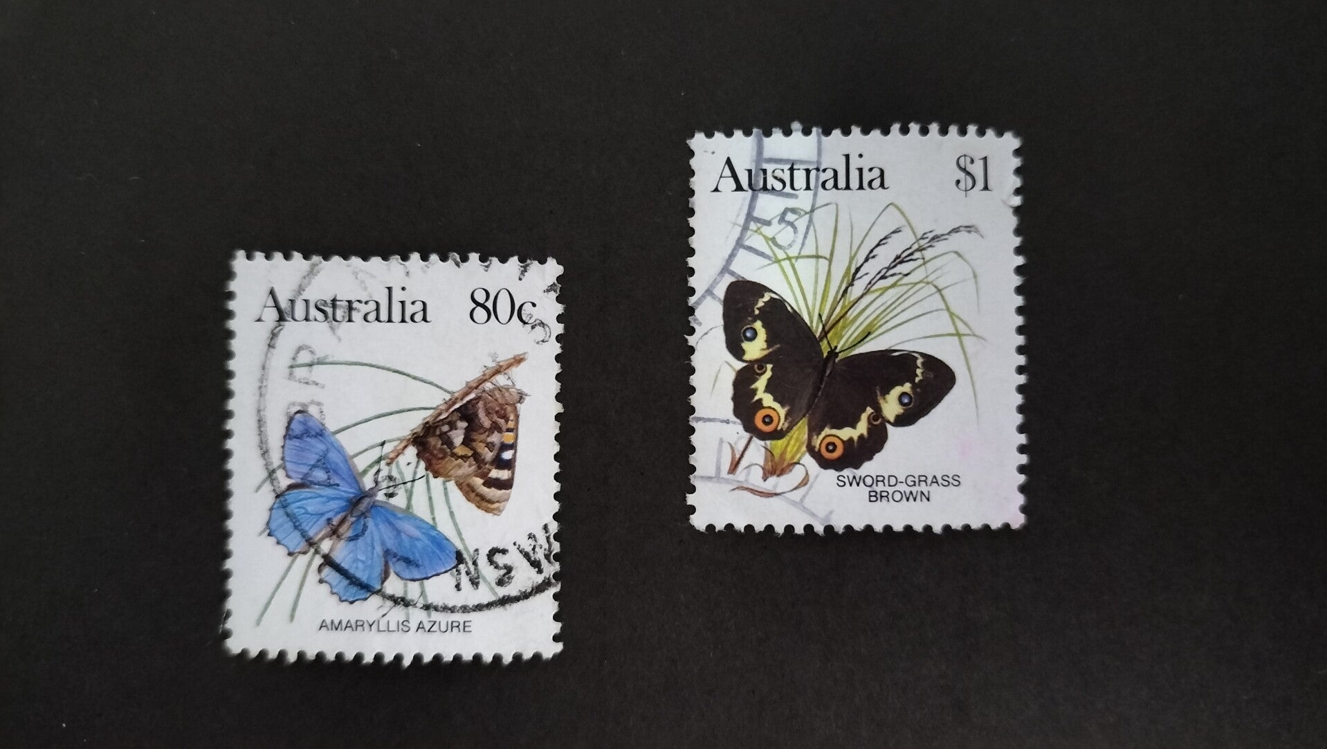 Lot 4 - 1983 Butterflies Set of 2