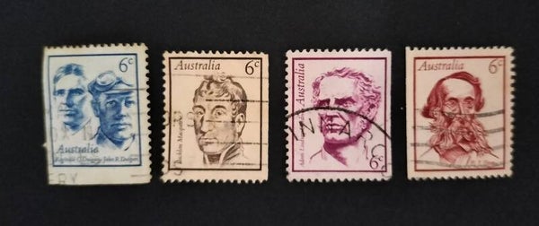 Lot 42 - Famous Australians Set of 4