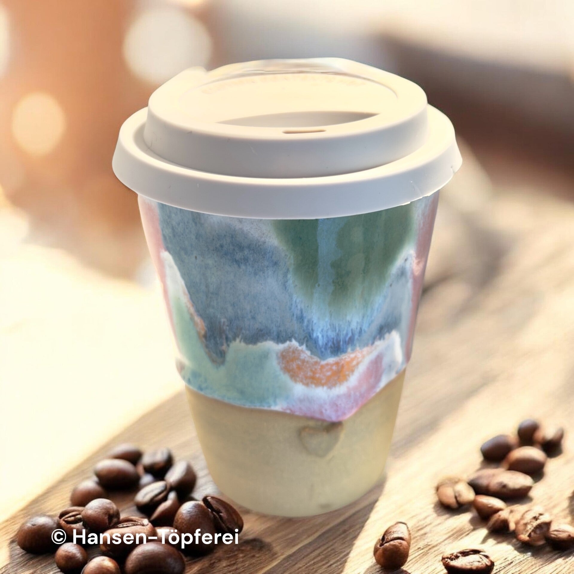 Becher To Go mit Deckel