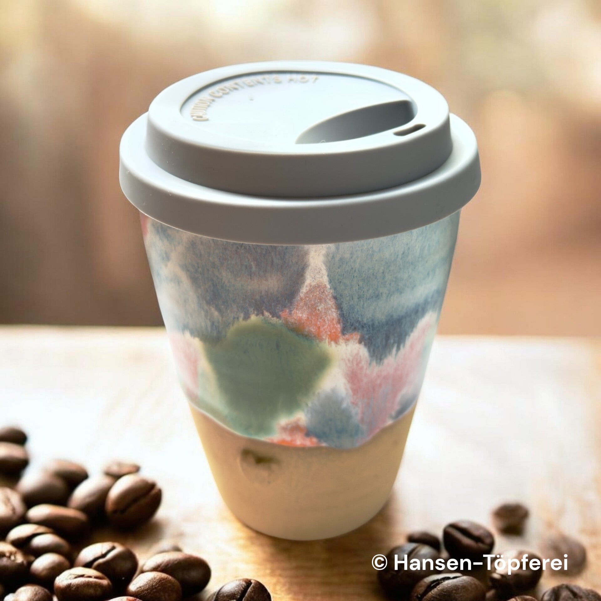 Becher To Go mit Deckel