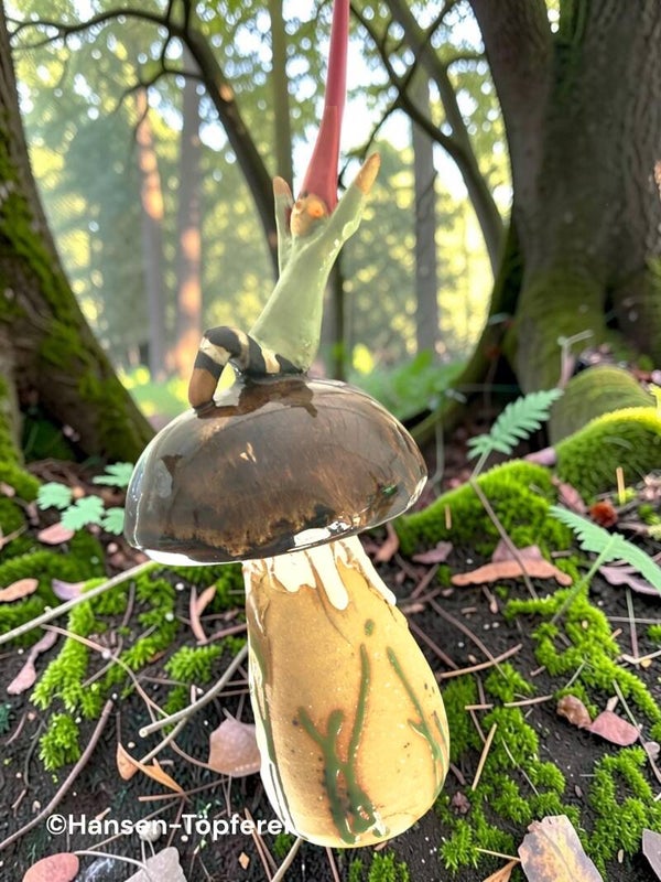 Pilz mit Wichtel