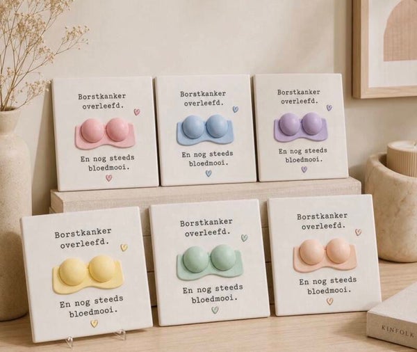 PRE ORDER Borstkanker tegeltje