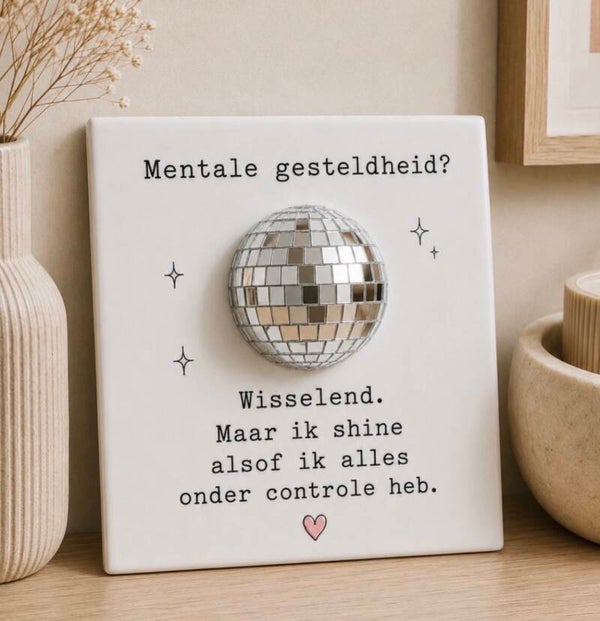 Discobal tegeltje PRE ORDER