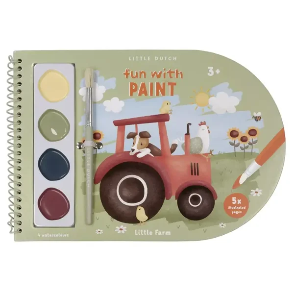 Verfboek Little Farm - Little Dutch