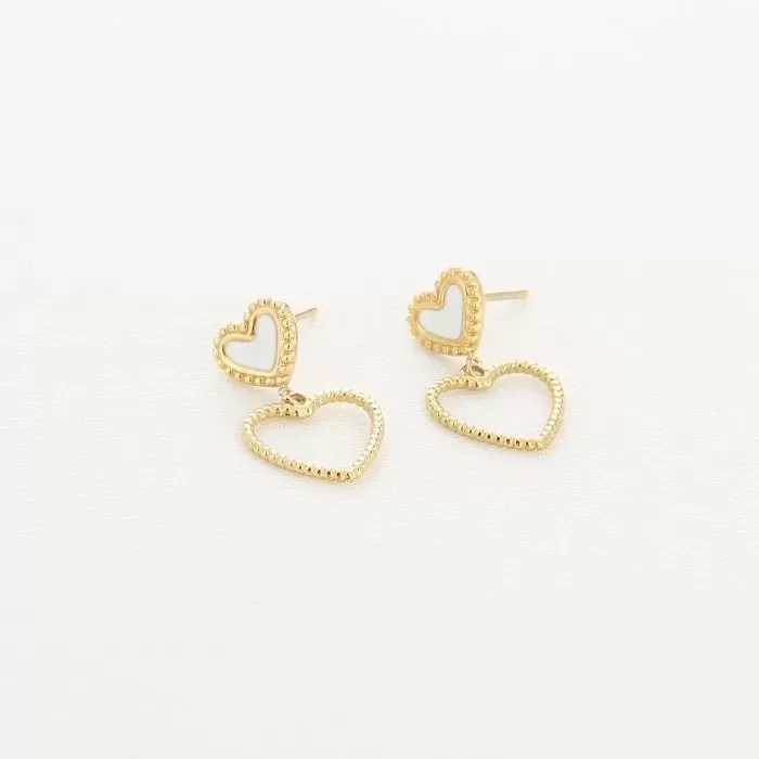 Gold&White - Earrings