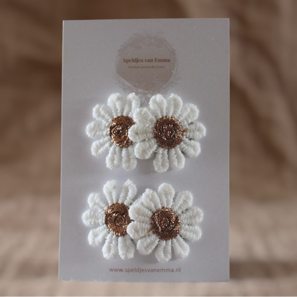 Speldjes Madelief Bronze