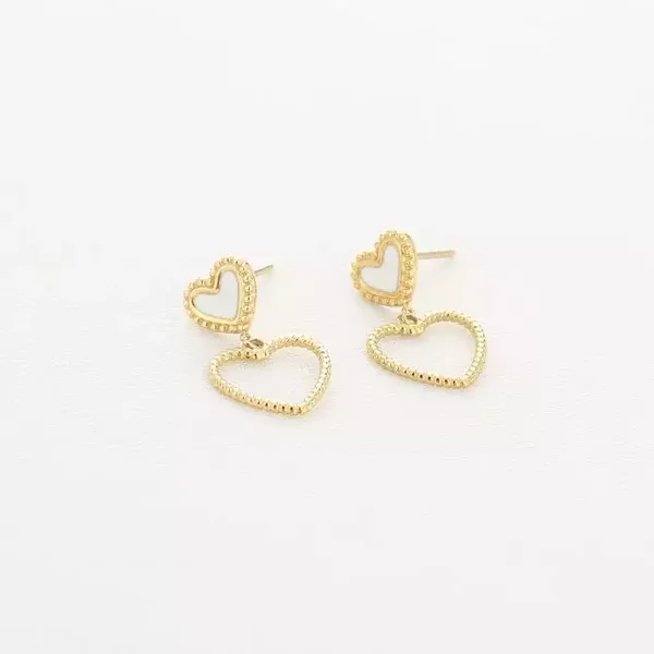 Gold&White - Earrings