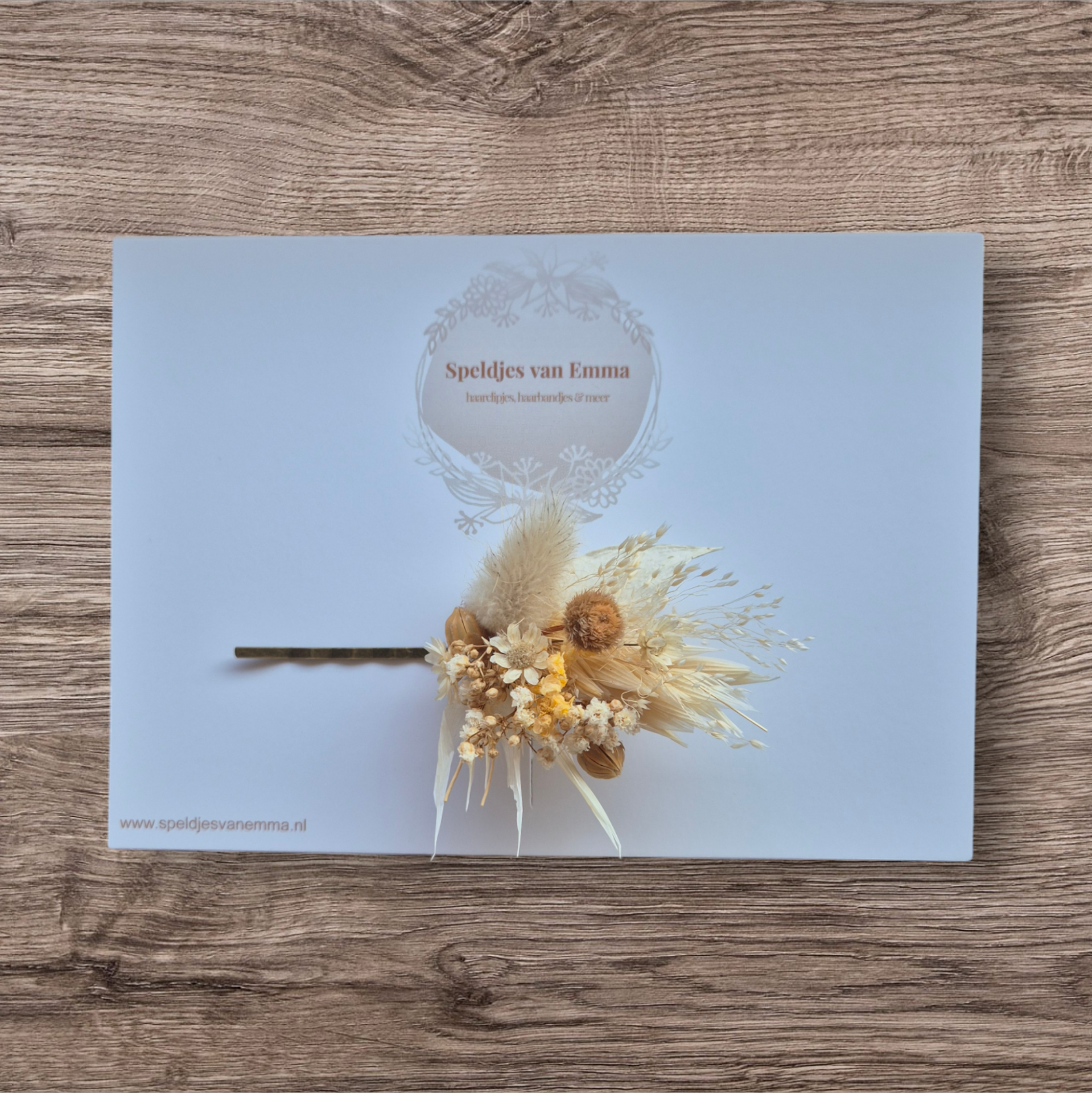 Droogbloem Schuifspeld Beige