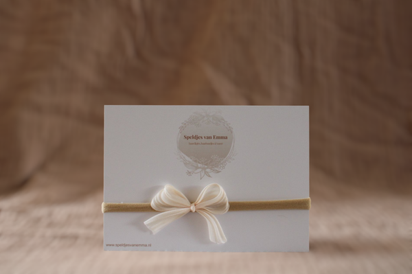 Haarbandje Bowie Creme