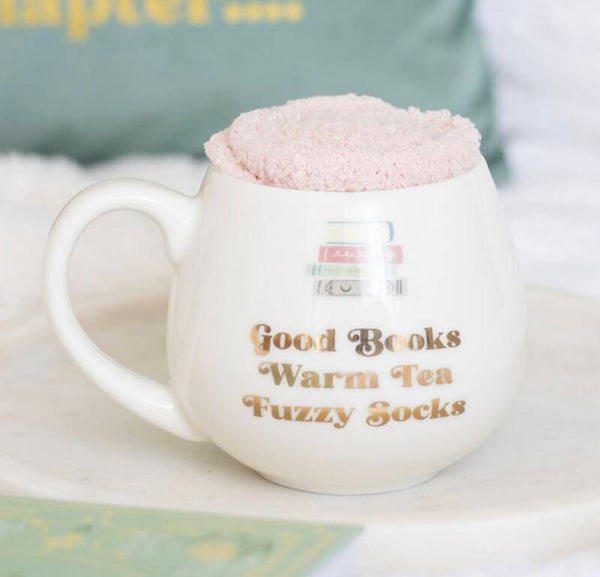 Good Books Mug & Sock Set