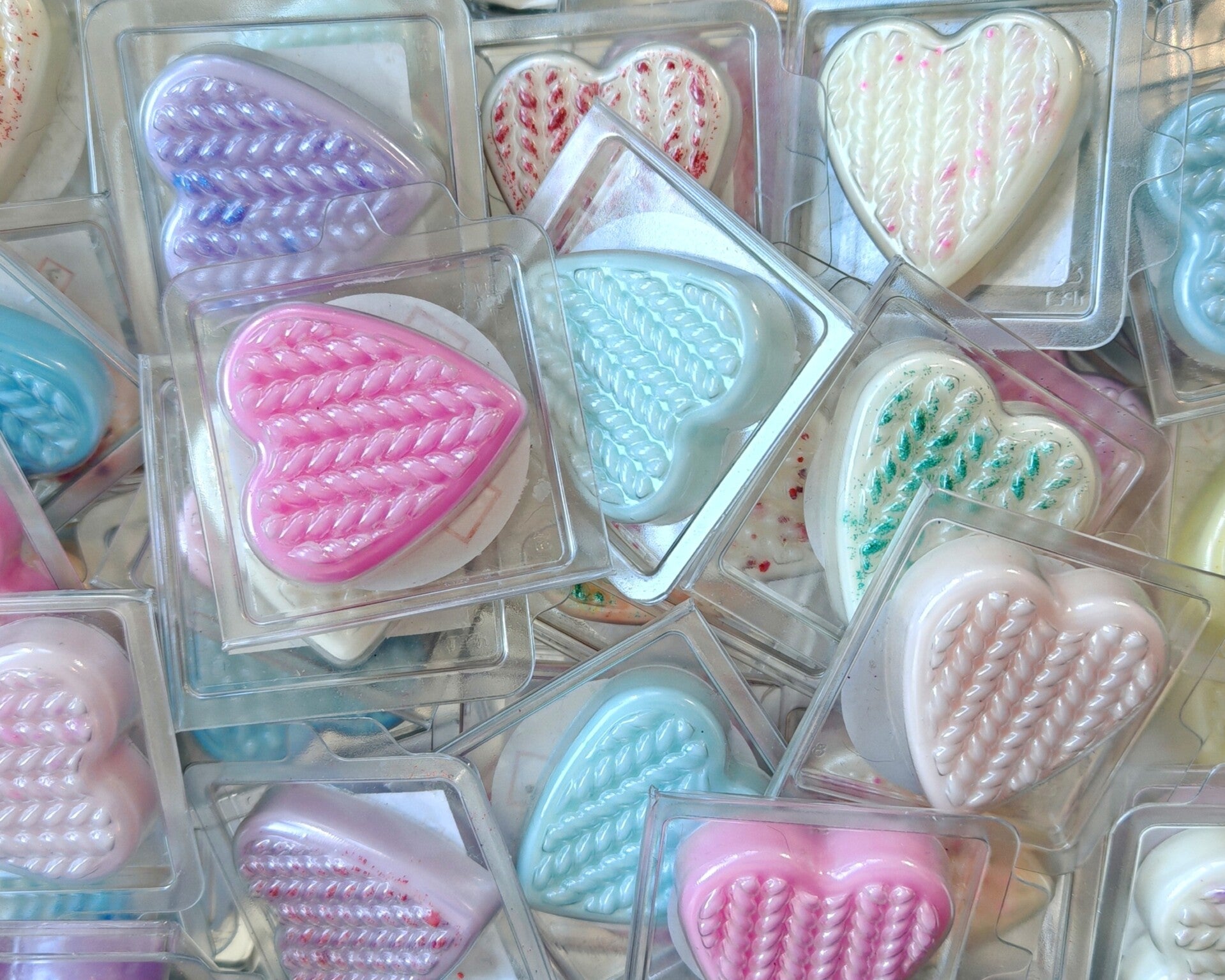 MINI WAX MELT KNITTED HEARTS