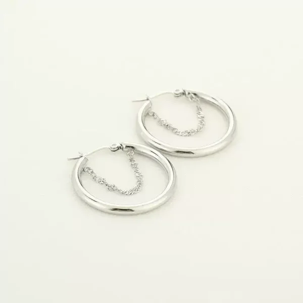 Oorbellen met ketting