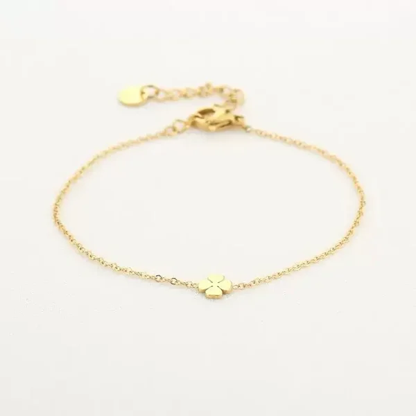 Klavertje armband